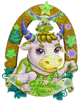 Y.A.M._New year cow - бесплатно png