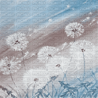 soave background animated painting field flowers - Бесплатни анимирани ГИФ