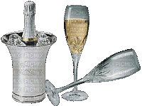 champagne-happy Birthday-joyeux anniversaire-tube-Christmas-New Year-deco-decoration-BlueDREAM70 - GIF animado gratis