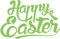 happy easter text quote deco - δωρεάν png