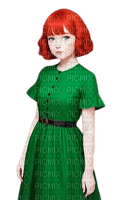 fille rousse - 免费PNG