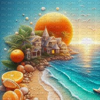 Tangerine Beach - 免费PNG