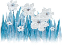 soave deco flowers spring field border daffodils - PNG gratuit