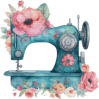 sewing machine, fashion, dress, couture, robe - png ฟรี