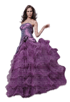 Girl in lilac - kostenlos png