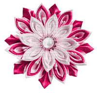 Pearl.Fabric.Flower.White.Pink - бесплатно png