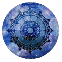 Blue Mandala - zdarma png