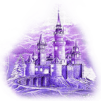 soave background transparent fantasy winter castle - zdarma png