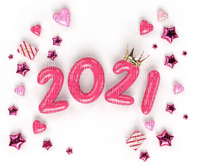 2021 Text New Year - Bogusia - nemokama png