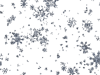 Снежинки - GIF animado grátis