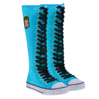 Boots Light Blue - By StormGalaxy05 - gratis png