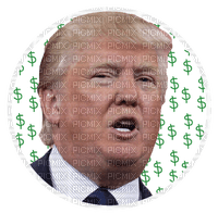 Kaz_Creations Circle Donald Trump - 免费PNG