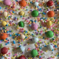 Colorful sprinkles cake kidcore food background bg - ilmainen png