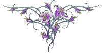 lila, violet flowers, deco - GIF animé gratuit