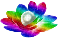 Flower.Pearl.Rainbow.White - PNG gratuit