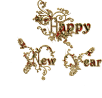 Kaz_Creations New Years Deco Logo Text - gratis png