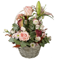 kosz kwiatów - Free PNG