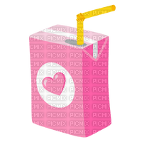 pink heart juice - Free PNG