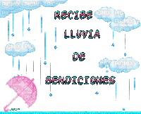 LLUVIA DE BENDICIONES - Безплатен анимиран GIF