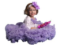 Fille  Blanc Lilas Rose:) - png gratuito