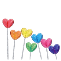Heart lollipop - gratis png