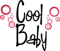 Kaz_Creations Logo Text Cool Baby - zdarma png