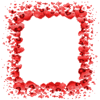 red frame (created with lunapic) - GIF animasi gratis
