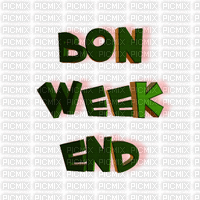 BON WEEK END - GIF animado gratis