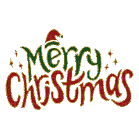 Merry Christmas text - GIF animado gratis