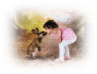 child with animal bp - ilmainen png