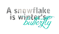 Winter.Snow."A snowflake is winter's butterfly".Text.Phrase.Victoriabea