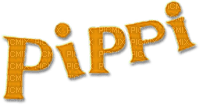 soave text pippi langstrumpf  orange - ücretsiz png