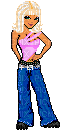Bleach Blonde in Jeans - Free animated GIF
