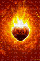 heart fire - Free animated GIF
