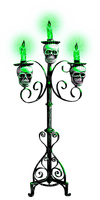 Gothic.Black.White.Green - 免费PNG