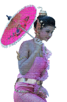 Kaz_Creations Woman Femme Parasol - Darmowy animowany GIF