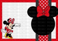 image encre couleur  anniversaire effet à pois Minnie Disney  edited by me - ingyenes png
