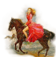 femme cheval - zdarma png