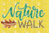 Nature Walk Sign glitter gif - GIF animé gratuit