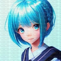 manga girl - PNG gratuit