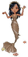 MMarcia gif sereia Sirène Mermaid - Zdarma animovaný GIF