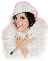 soave woman vintage  Liza Minnelli pink white red - nemokama png