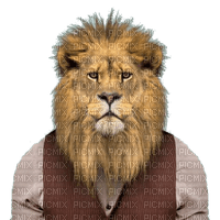 Lion in Human Clothes - 免费PNG