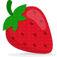 Strawberry emoji - png ฟรี