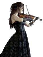 femme goth violin woman goth