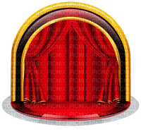 Kaz_Creations Deco Curtains Red Stage - PNG gratuit