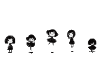 girl girls manga black fun tube jump  gif anime animated animation - Bezmaksas animēts GIF