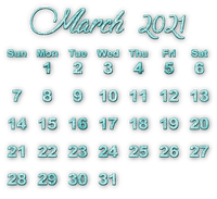 soave calendar deco march text 2021 - ilmainen png