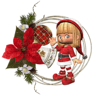 Kaz_Creations Dolls Cookie Christmas Deco - png ฟรี