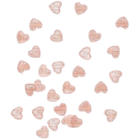 small pink pearl hearts - nemokama png